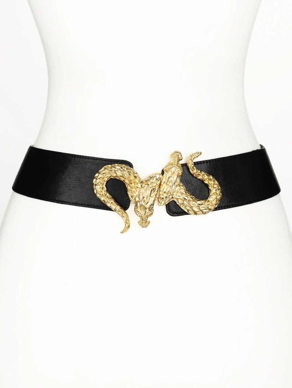 Raina Dragon Buckle Leather Belt